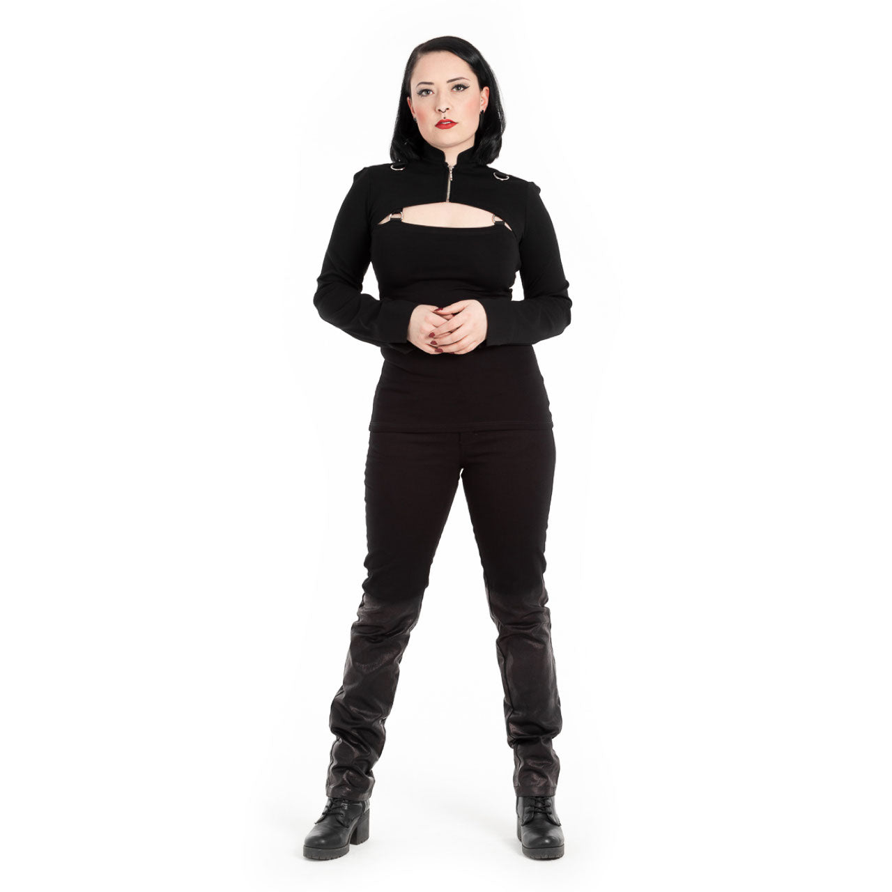 Gothic Bolerojäckchen Iridium