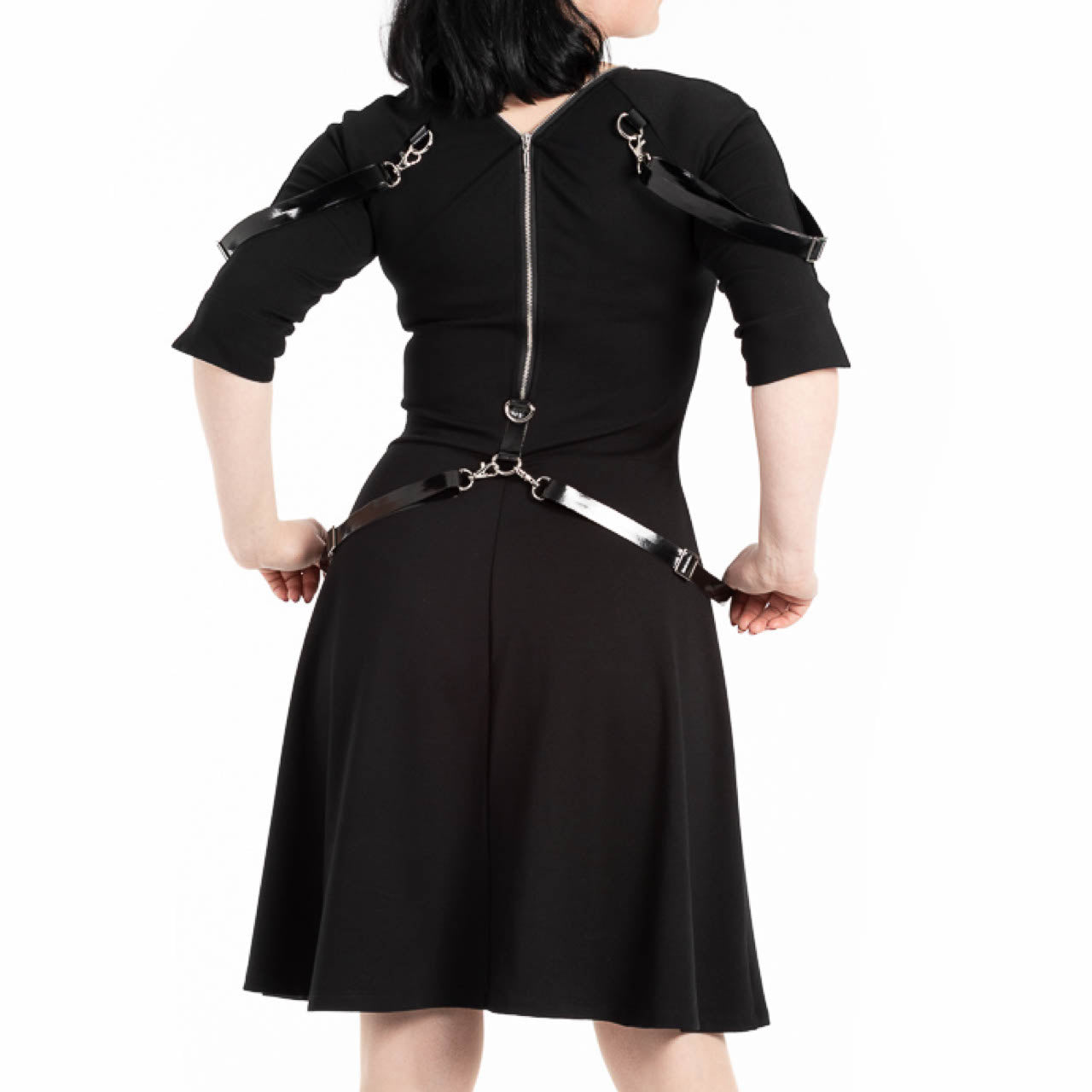 Gothic Kleid Platinum