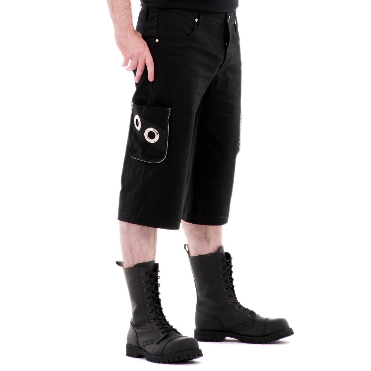 Kurze Gothic Herrenhose Borum