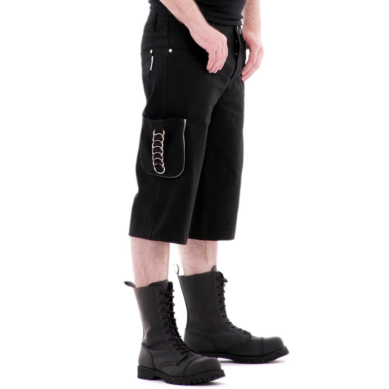 Kurze Gothic Herrenhose Ferrum