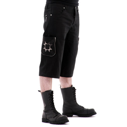 Kurze Gothic Herrenhose Xenon