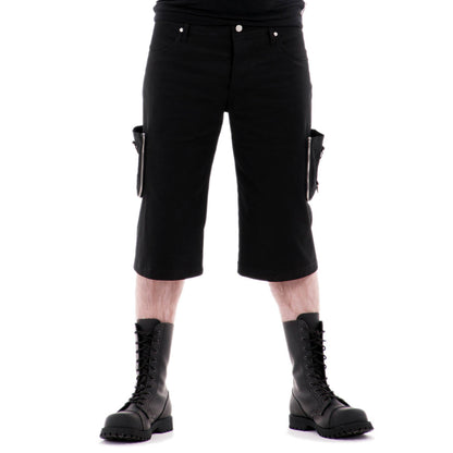 Kurze Gothic Herrenhose Vanadium