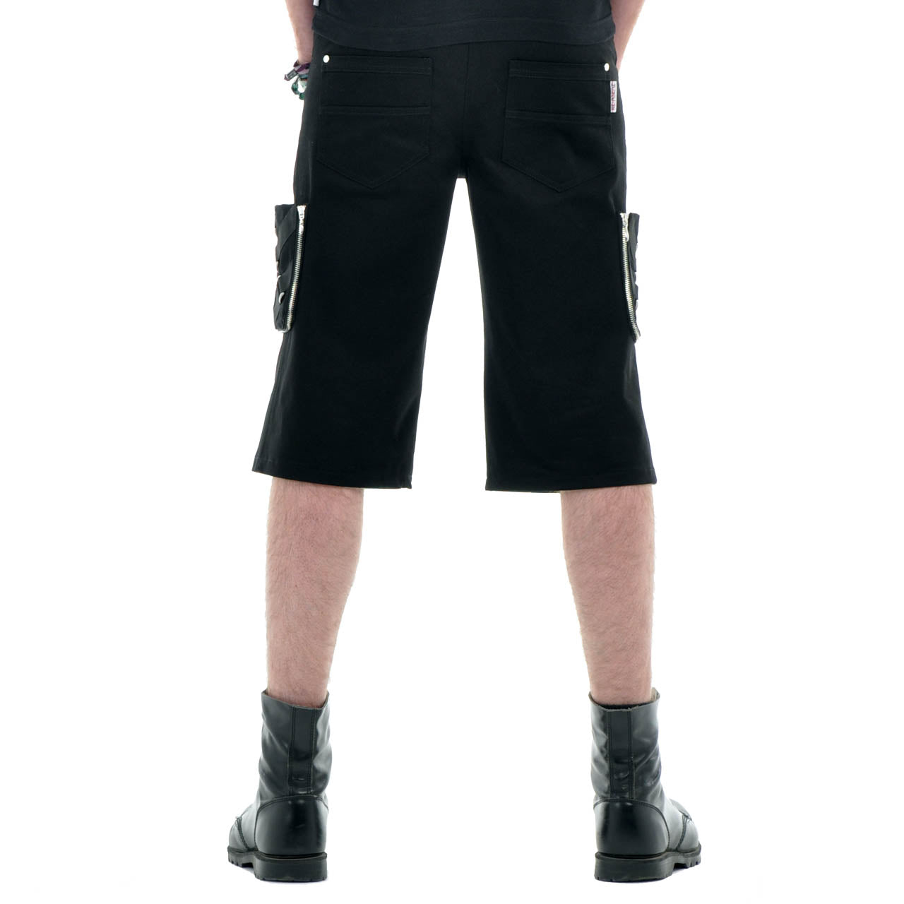 Kurze Gothic Herrenhose Zirconium