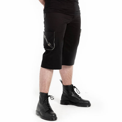 Kurze Gothic Herrenhose Uranium